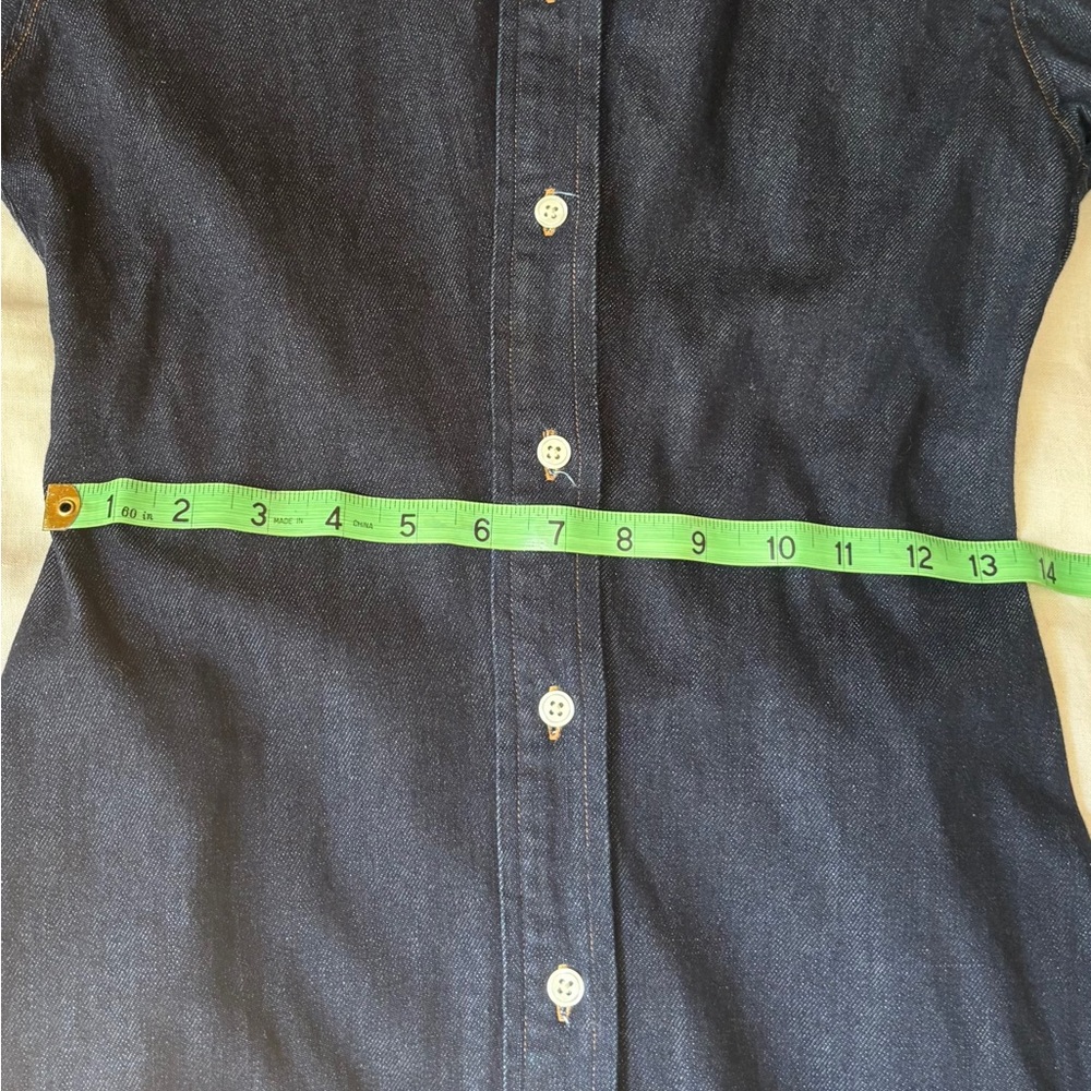 Uniqlo x Lemaire Women's Denim Long Sleeve Dress - Picture 4 of 10
